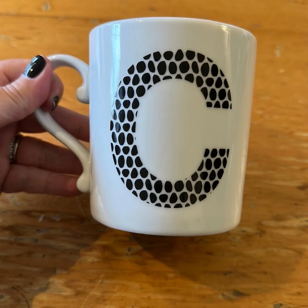 ☀️ 3 for 15 ☀️ NWOT West Elm ‘C’ coffee/tea mug
